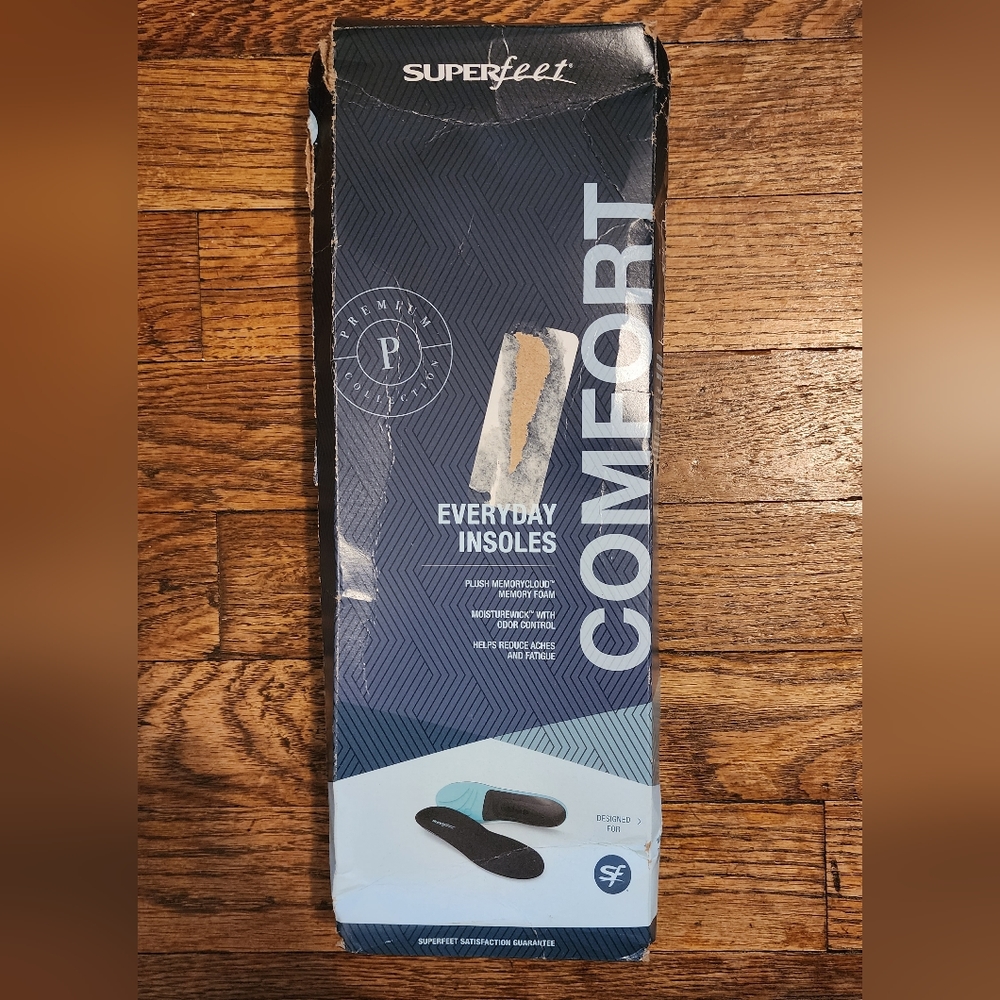 Superfeet EVERYDAY Comfort insole inserts (M5.5-7, W6.5-8)